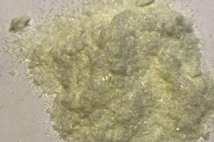 Chalcone (1,3-Diphenyl-2-propen-1-one) crystals.